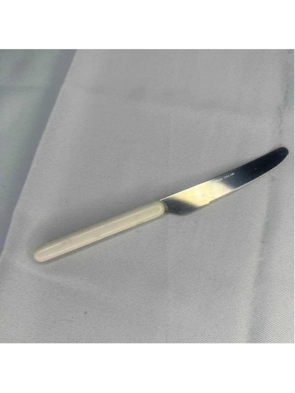 Vintage San Francisco 49ers Serrated Steak Knife - White Handle NFL